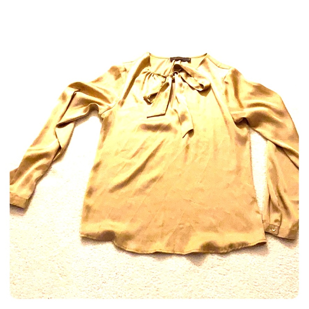 The Limited Gold long sleeve top blouse